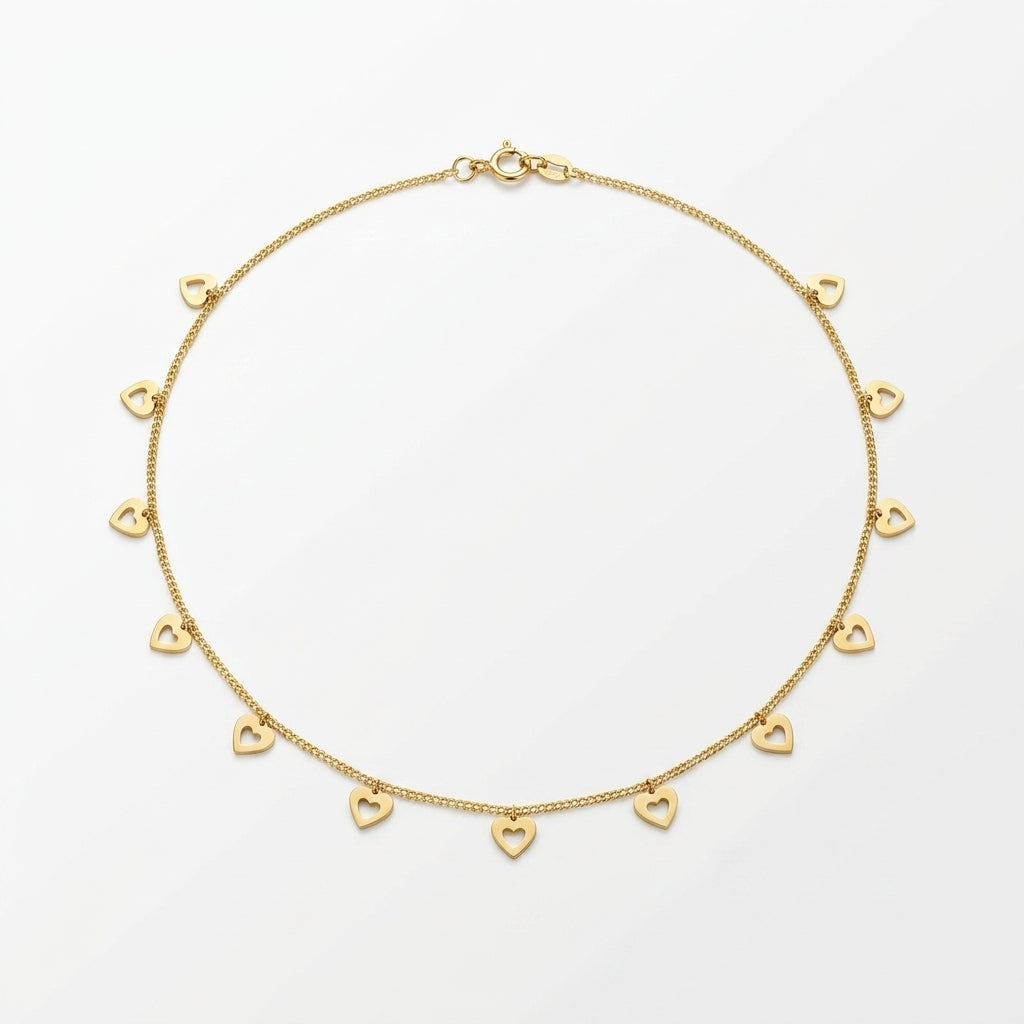 Celestial Charms Necklace | Minimal Gold Charm Necklace Collection