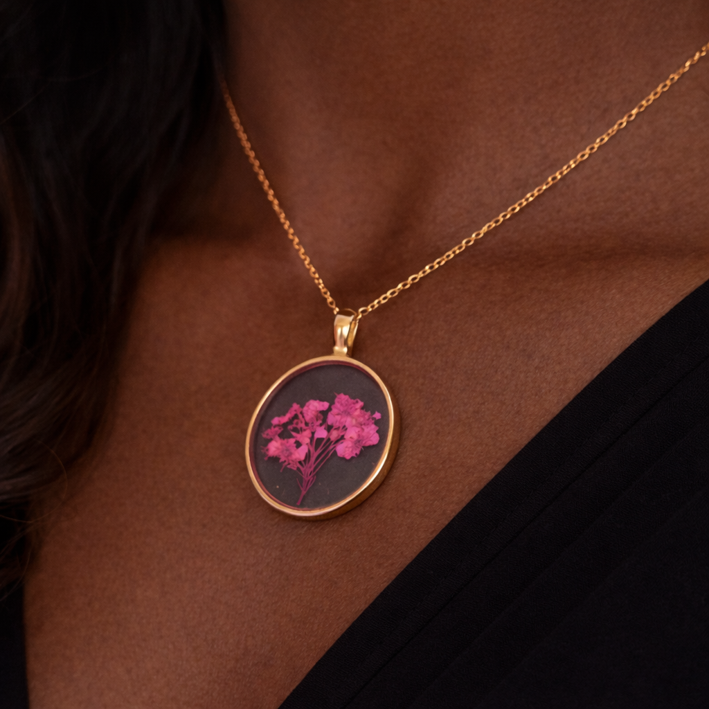 Pink Flame Pendant