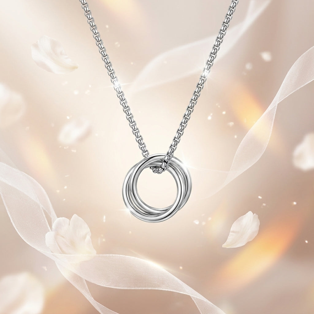 Forever Loop Mens Chain | Stainless Steel Matching Necklace by VarnamAyira