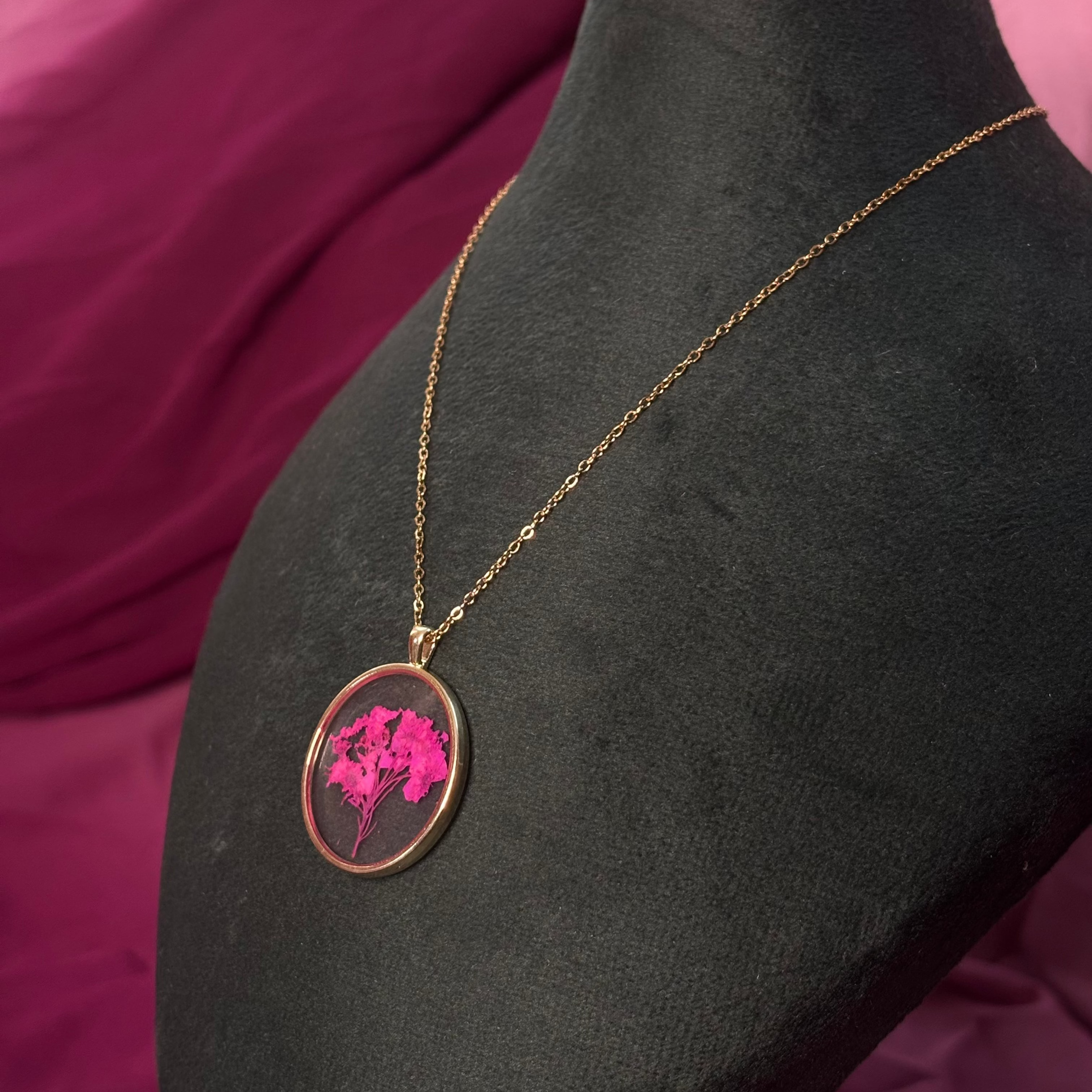 Pink Flame Pendant