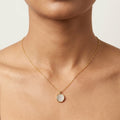 Luna Spark Necklace | Minimal Crystal Pendant Necklace
