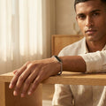 Obsidian Tag Bracelet | Premium Stainless Steel Black Tag Bracelet for Men