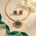 Swathi Royale Hasli Necklace Set | Premium AD Statement Jewellery | VarnamAyira