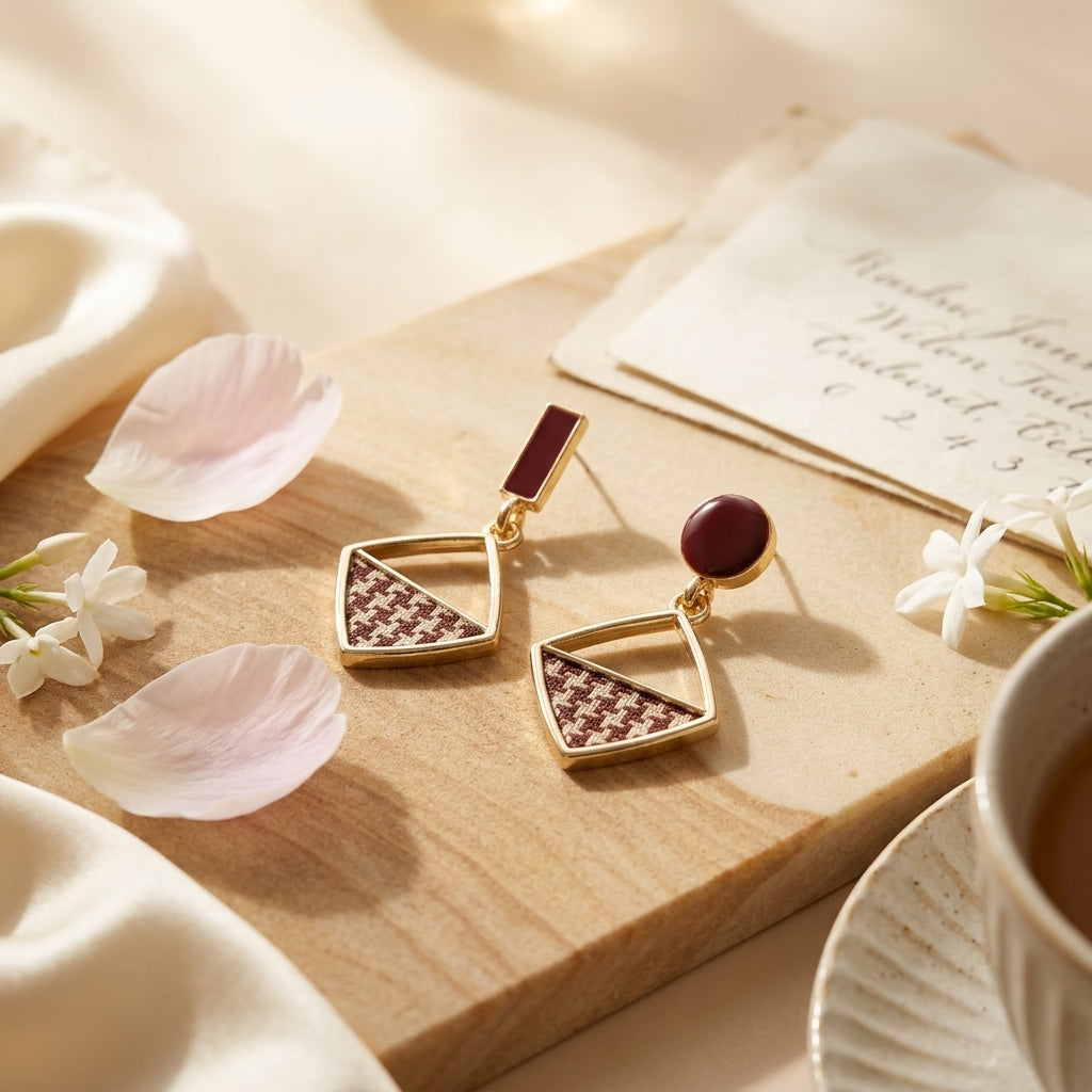 Mocha Grid Drops