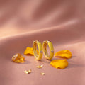 Sunshine Pop Hoop Earrings