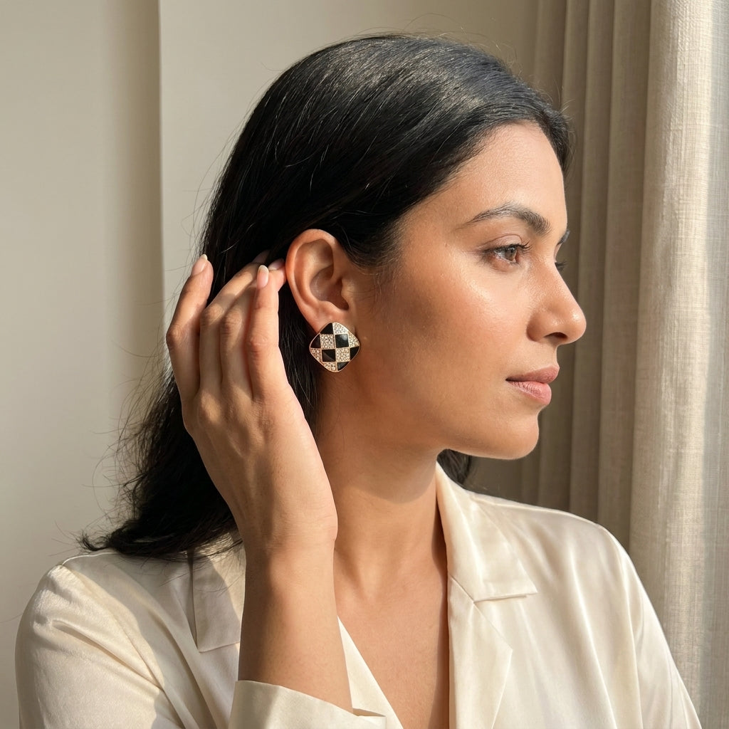 Chess Luxe Studs