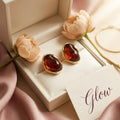 Molten Ruby Studs