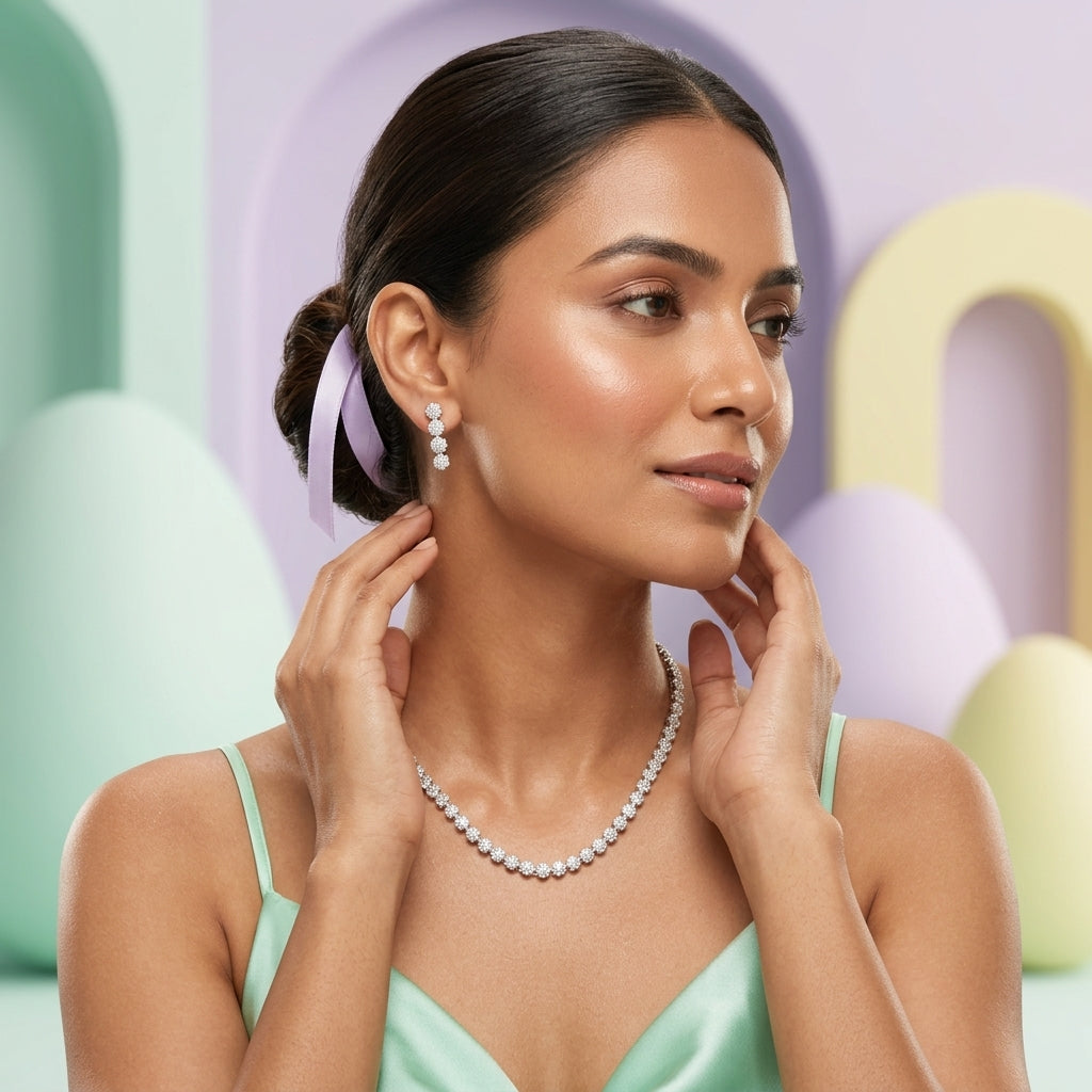 Ayira AD Sparkle Choker Set