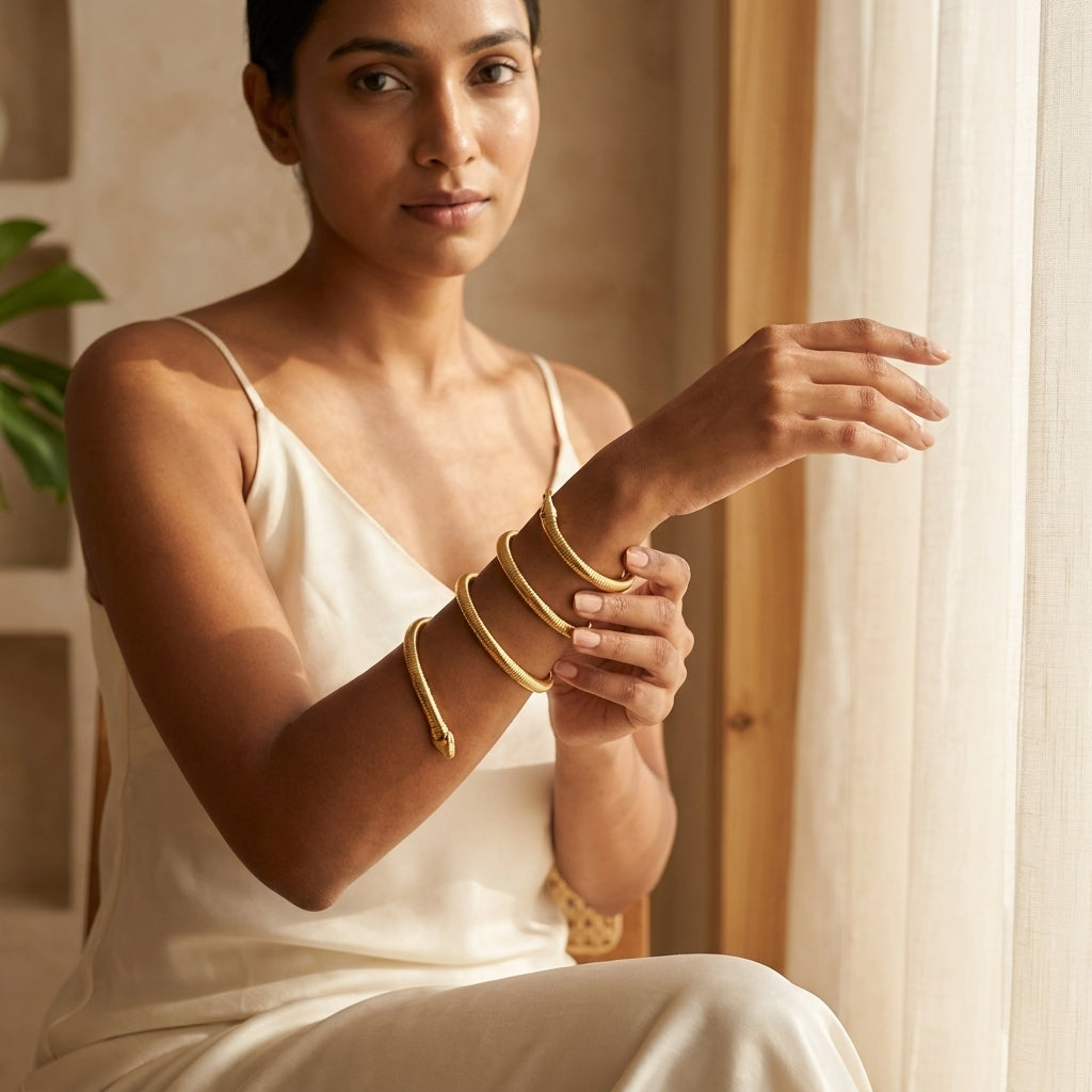 Varnamayira Serpentine Luxe Wrap - Multipurpose Jewellery